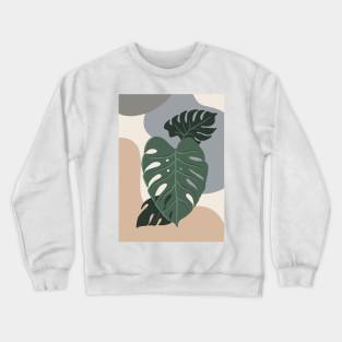 monstera plants Crewneck Sweatshirt